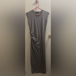 AllSaints Jersey Draped Dress
